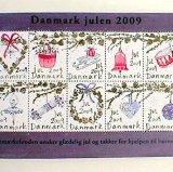 【デンマーク】クリスマスシール2009　切手帳