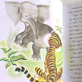 絵本　a Little Golden Book The Saggy Baggy Elephant