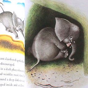 絵本　a Little Golden Book The Saggy Baggy Elephant