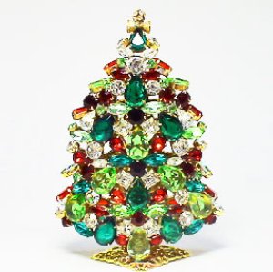 即日発送】 3D クリスマスツリー 【クリスマスセール】チェコガラス 