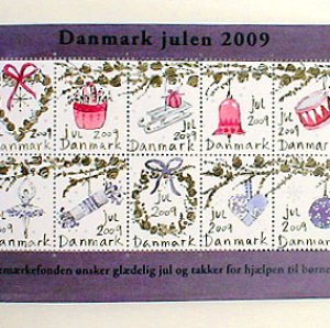 画像1: 【デンマーク】クリスマスシール2009　切手帳 (1)