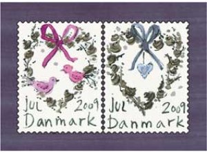 画像1: 【デンマーク】クリスマスシール2009　お土産用切手帳 (1)